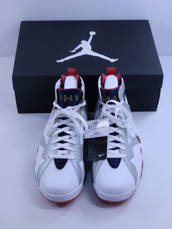 【スニーカー買取】AIR JORDAN 7 RETRO OLYMPIC　28.5㎝　WHITE GOLD ROYAL BLUE/相模原市中央区