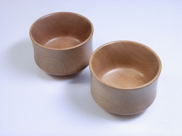 【食器買取】【丸善/秋田/斧折樺】ぐい呑　2個セット　宮内庁御用達｜相模原市中央区