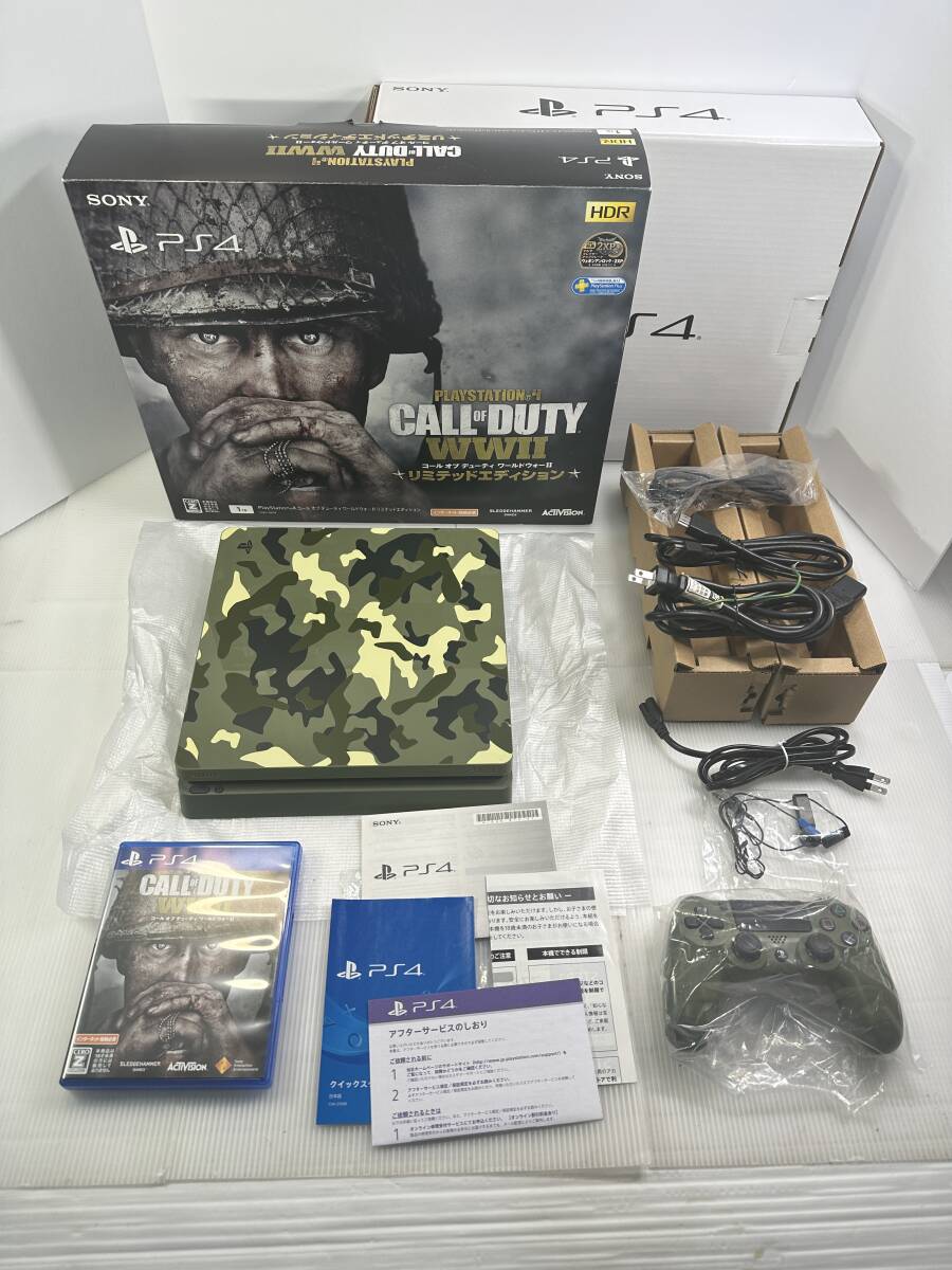 【ゲーム】PS4 PlayStation4本体 コール オブ デューティ ワールドウォーII リミテッドエディション CUHJ-10018 JAN:4948872015400|最短即日出張買取
