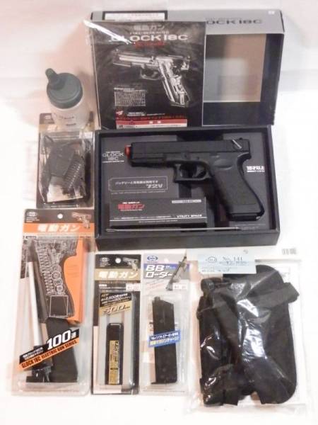 【豪華OP付き】東京マルイ 電動ハンドガン グロック18C(GLOCK18C/G18C)◆ 日本全国どこからでも買取してます ◆ 宅配・出張・法人・遺品買取サービスも好評 です◆ 秘密厳守 ◆ 即日出張買取/相模原市・緑区・中央区・南区/八王子市/多摩市/町田市/座間市/厚木市/海老名市/綾瀬市他 ▶ブランド/洋服/古着/家電/古本/ゲーム/DVD/CD/おもちゃ/フィギュア/食器/工具/スポーツ用品など高価買取