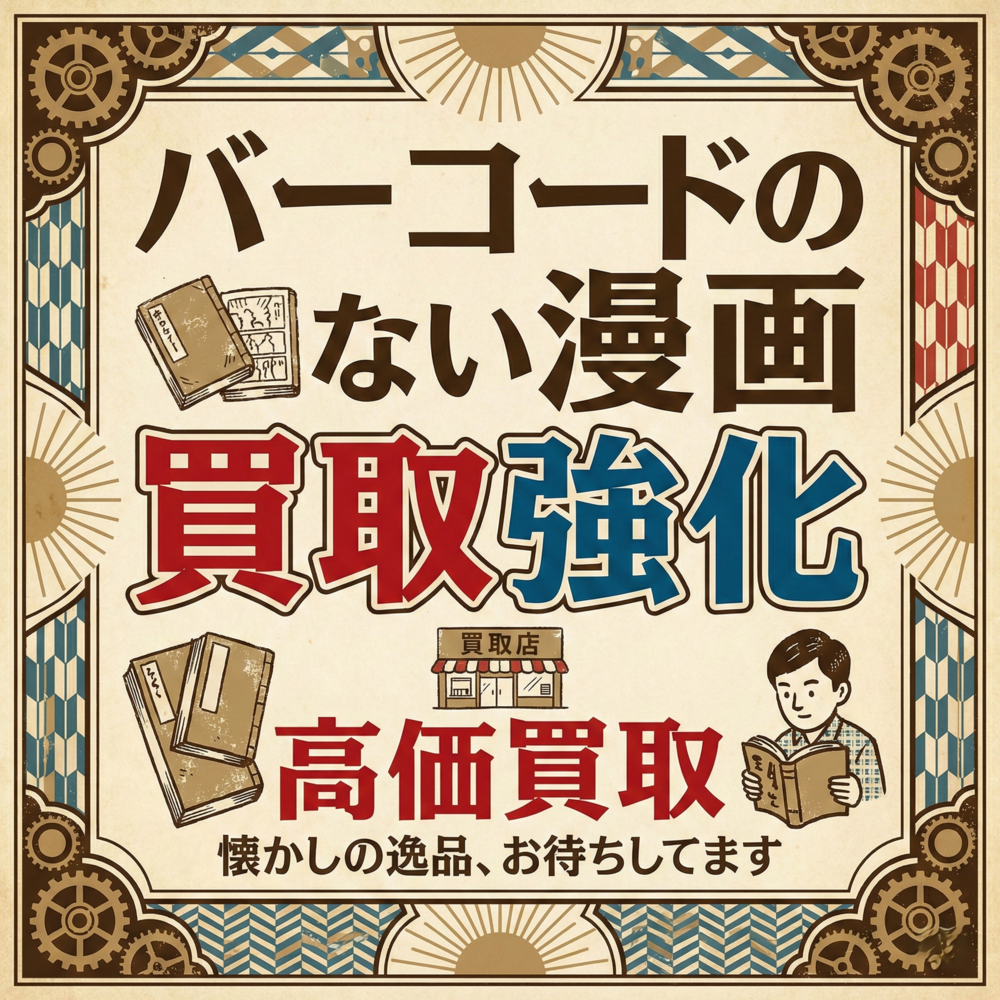 貸し本　初版本　昭和以前　古書　バーコードのない　漫画買取
