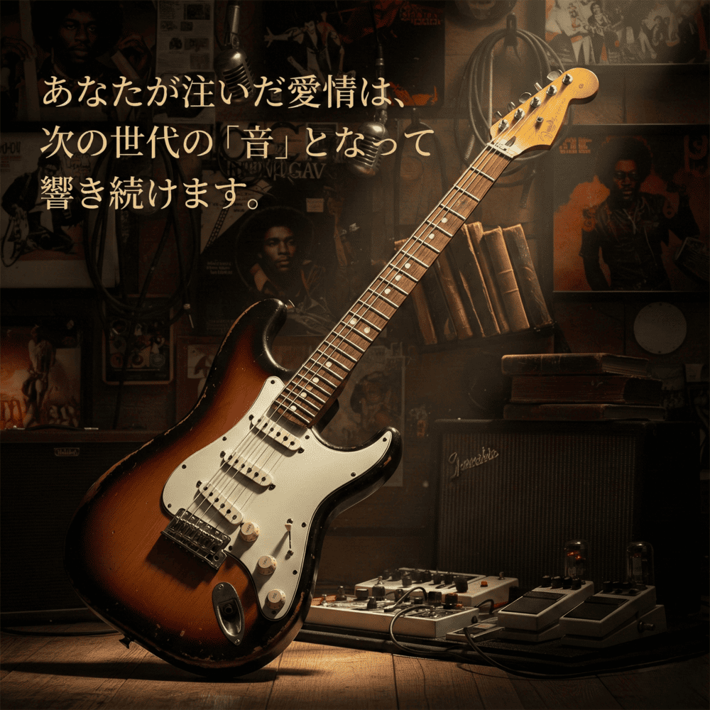 あなたが注いだ愛情は、次の世代の音となって響き続けます