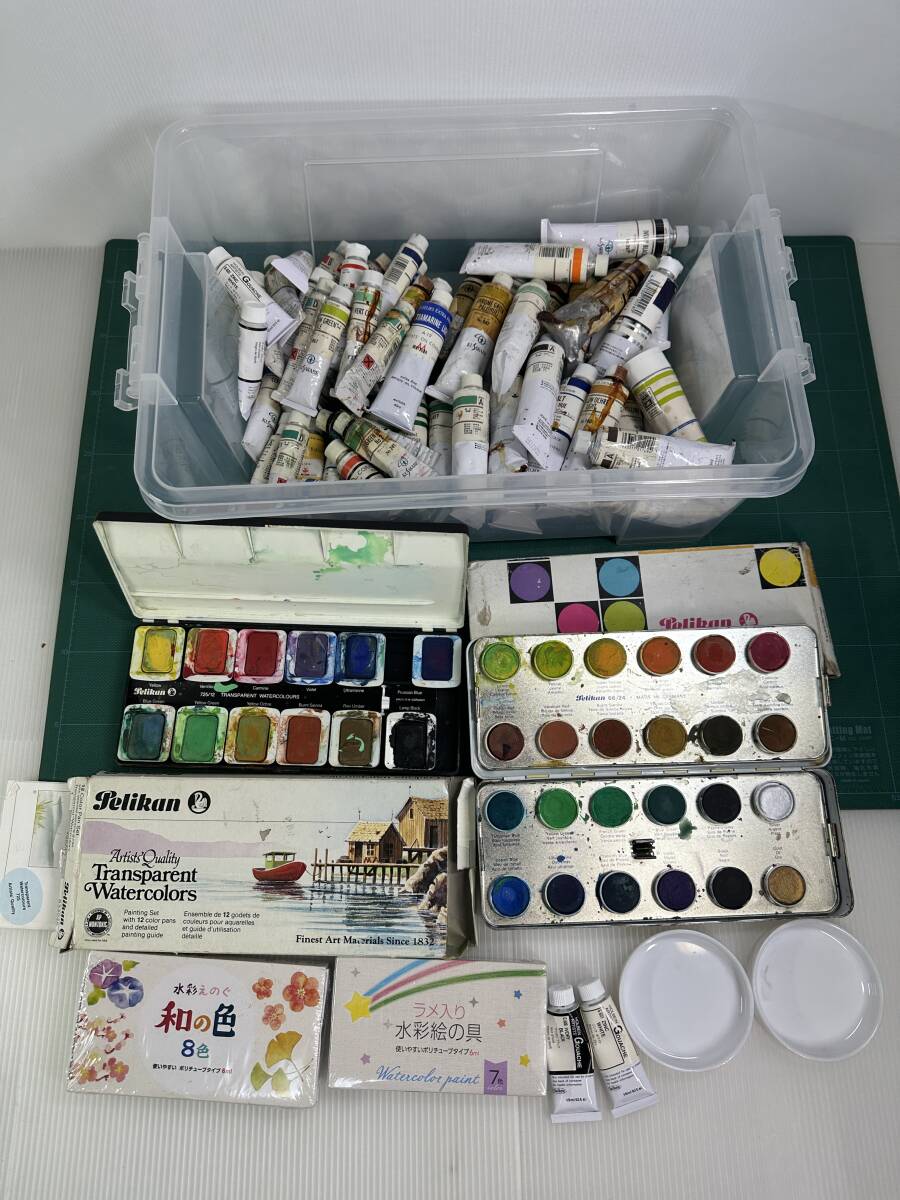 【中古/現状販売/大量/まとめて】画材　絵具　油絵　クサカベ　他　※パレットなど|最短即日｜出張買取｜相模原市｜八王子市｜町田市
