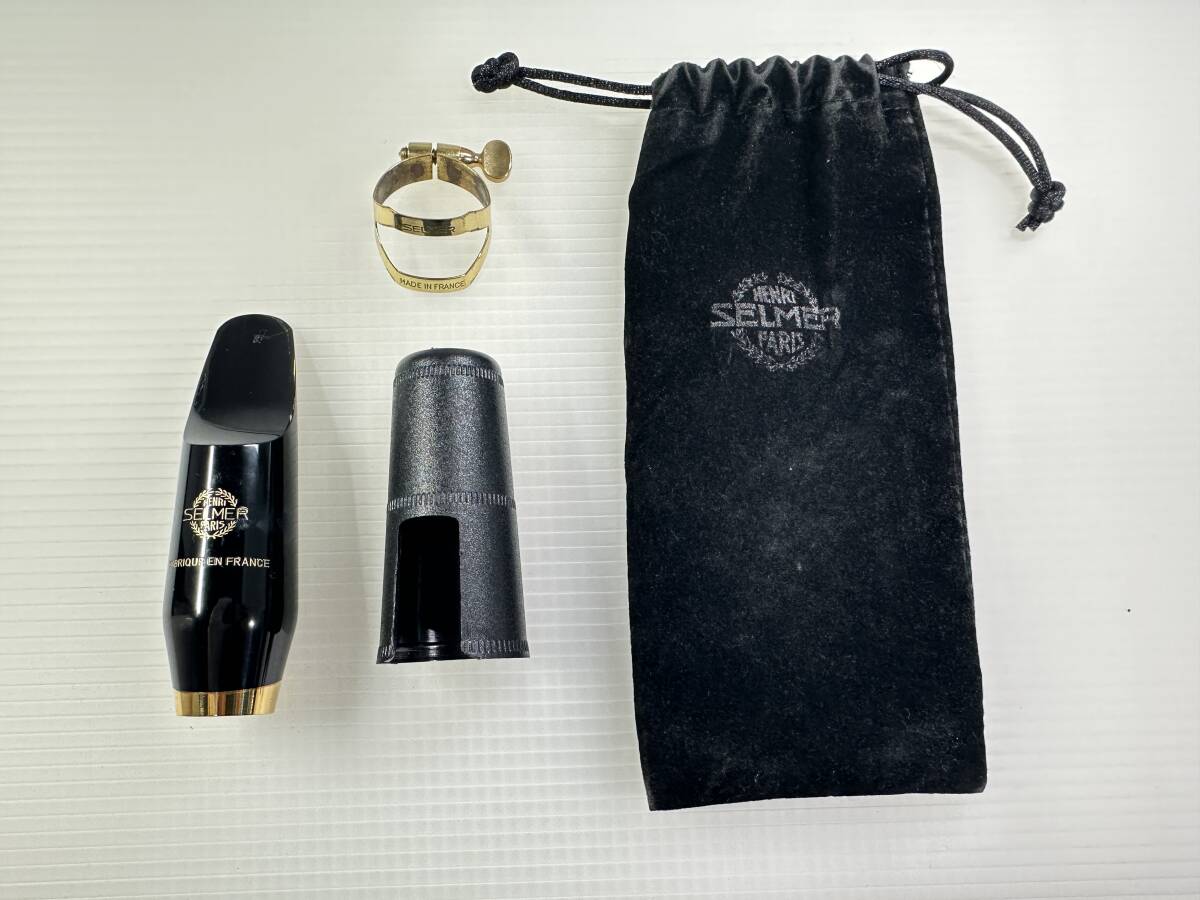 【袋付】SELMER セルマー アルトサクソフォン用マウスピース “Claude Delangle” クロード・ドゥラングル + リガチャー + キャップ|最短即日｜出張買取｜相模原市｜八王子市｜町田市