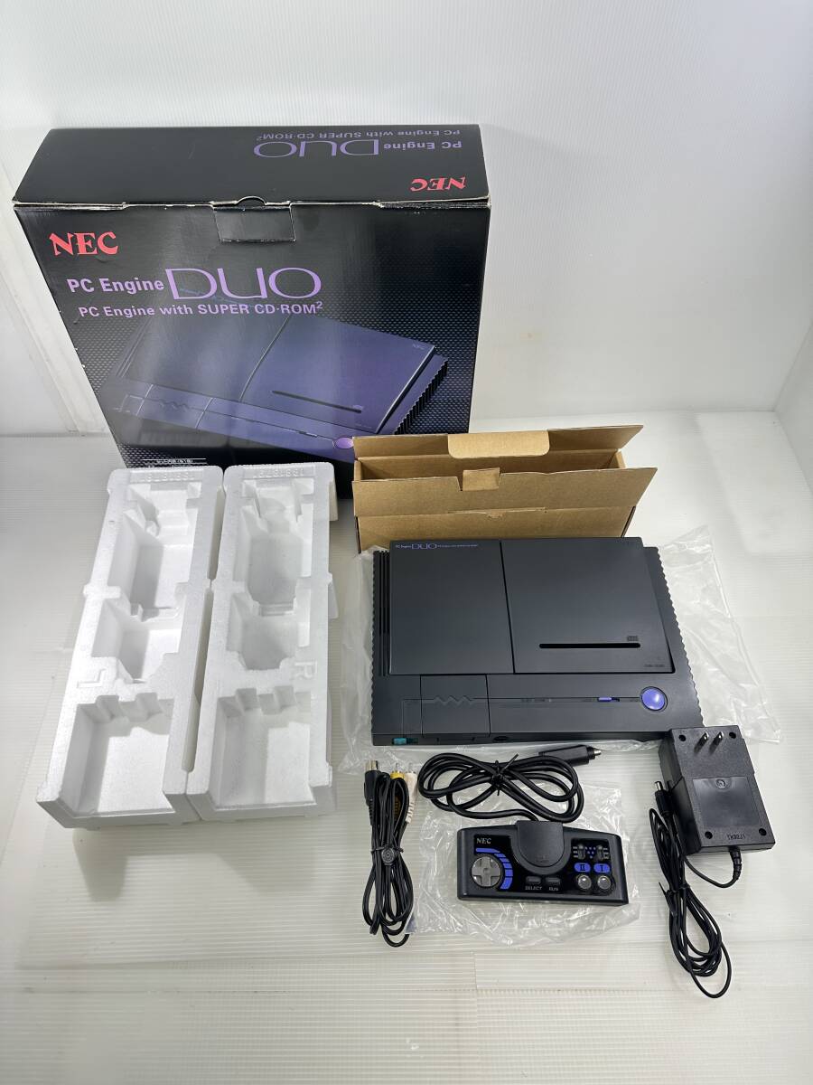 【買取実績｜レトロゲーム買取】【簡易動作確認済】NEC PCエンジン DUO 本体 PI-TG8 PC Engine デュオ SUPER CD-ROM