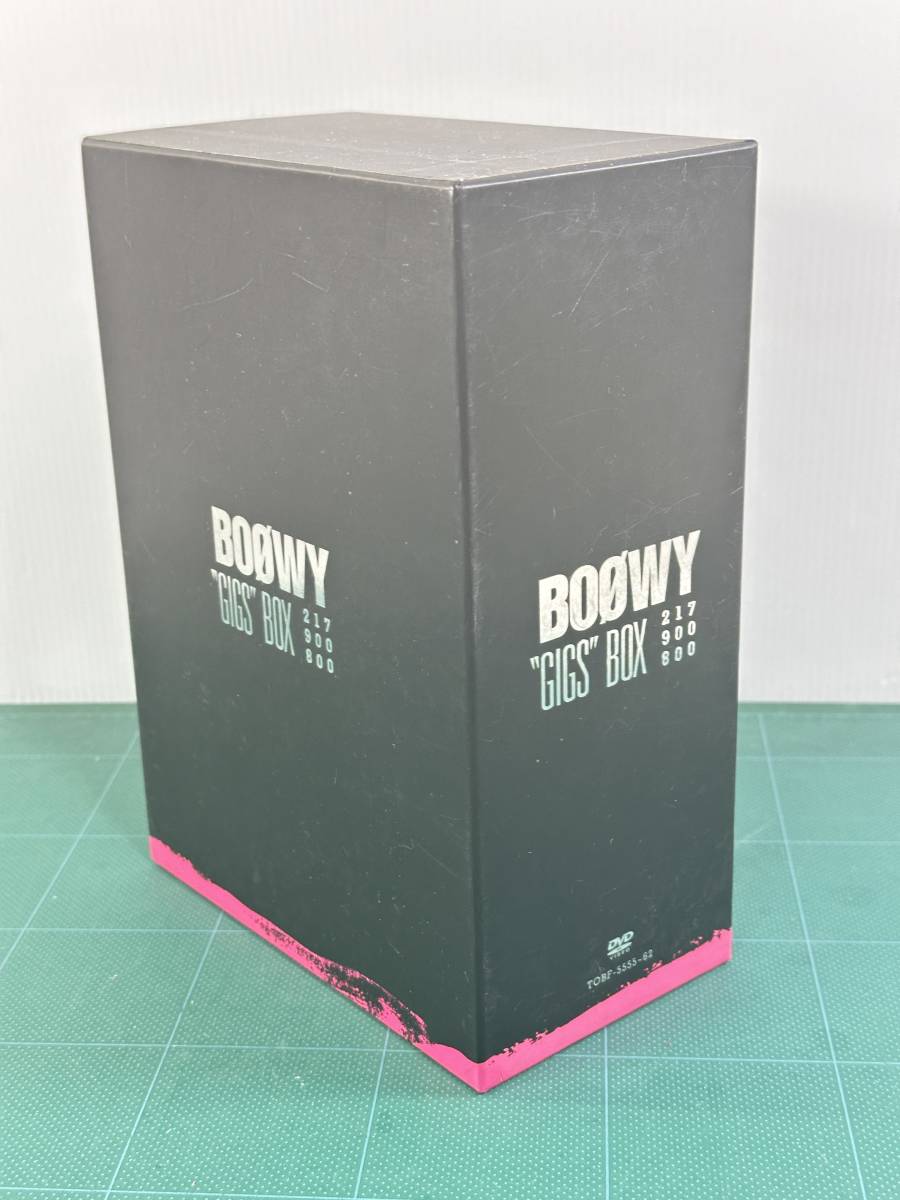 【DVD買取|セル盤】BOOWY DVD GIGS BOX 217900800 完全生産限定盤 8枚組 ボウイ/氷室京介/布袋寅泰/ギグスボックス/映像作品｜最短即日出張買取