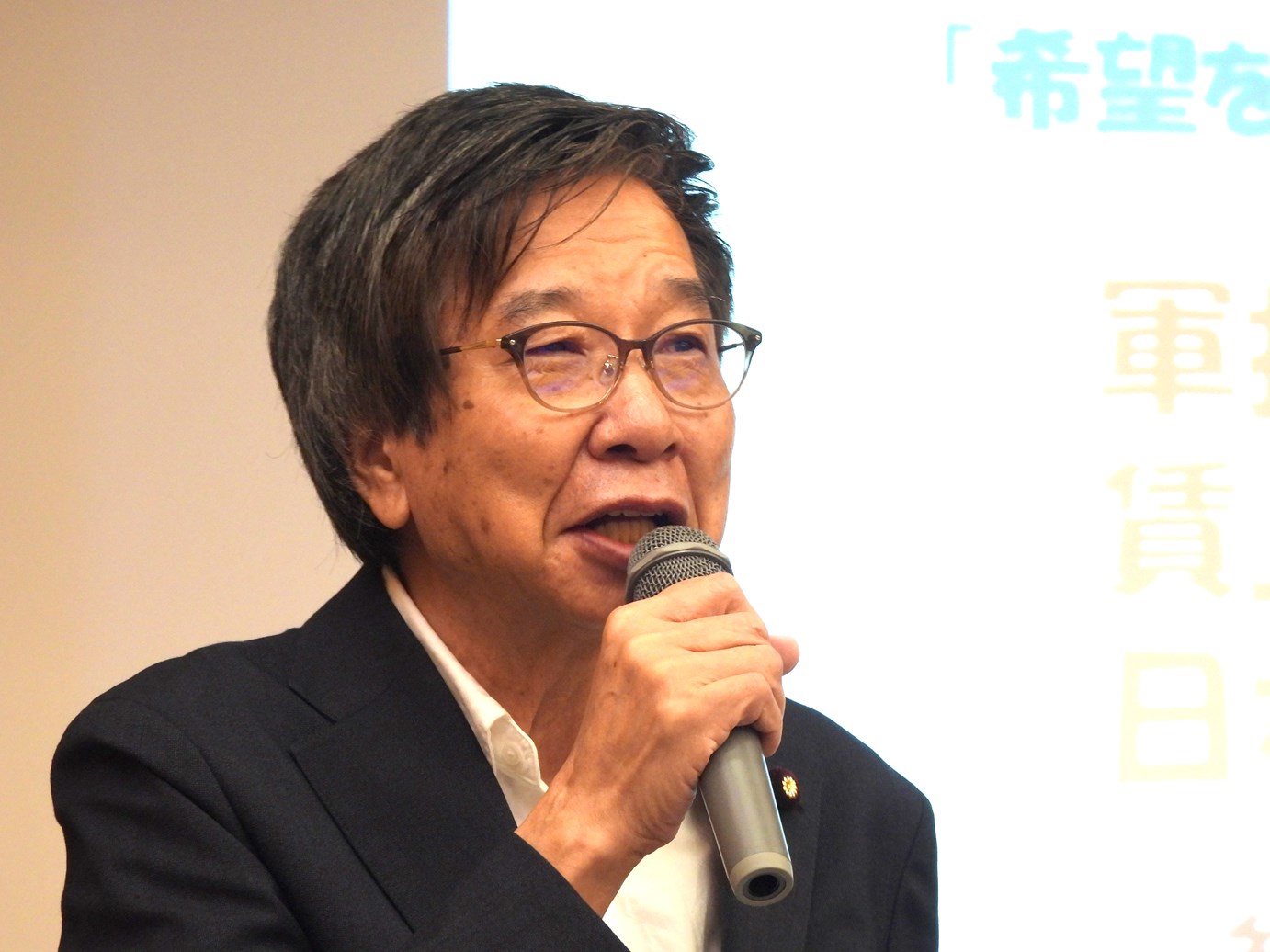 賃上げで暮らしを応援 秋田で懇談会　大門氏、緊急提案語る