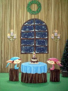 クリスマス:妖精と木のお部屋