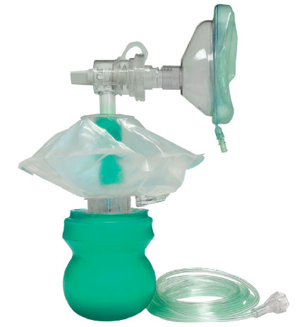 Resucitador con Máscara, Reservorio y Válvula Peep Desechable