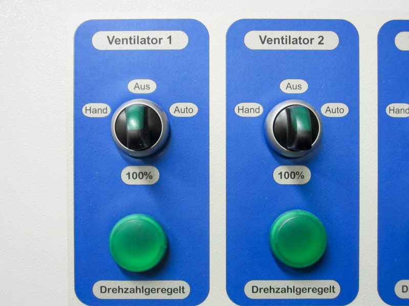 Ventilator-Steuerung in einem Stall