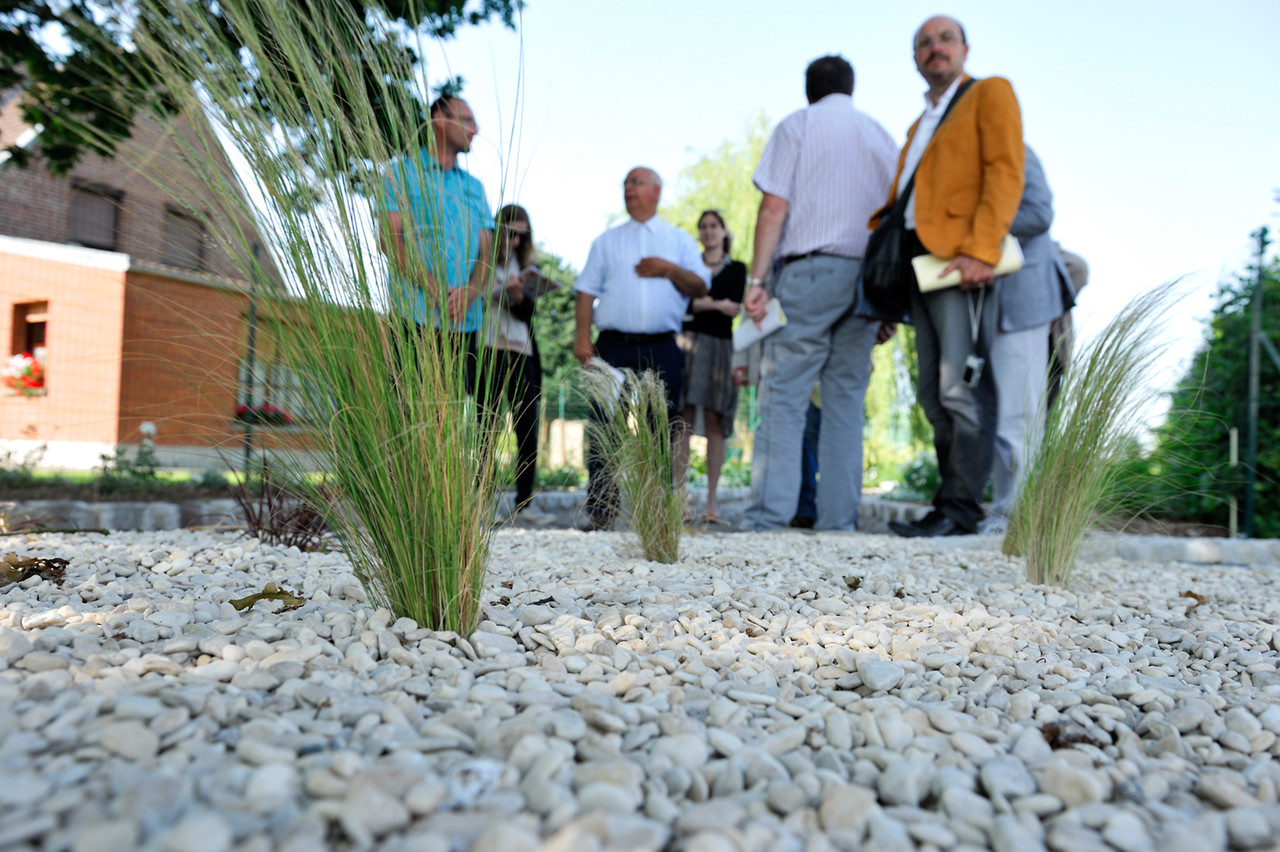 le jardin blanc de l'allée du sel par Richard Soberka