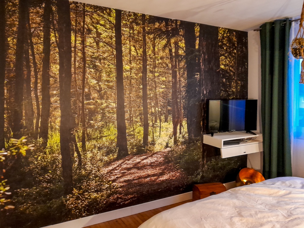 Décor vinyle panoramique.