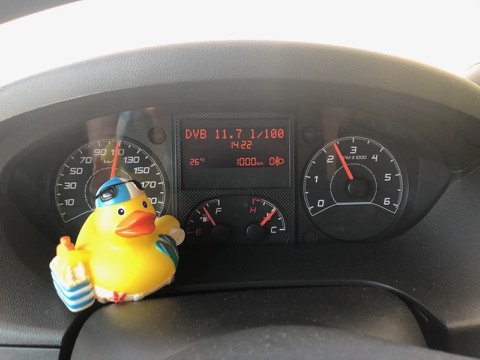 Auch die ersten 1.000 KM im Alkovenwar Sie natürlich mit dabei.