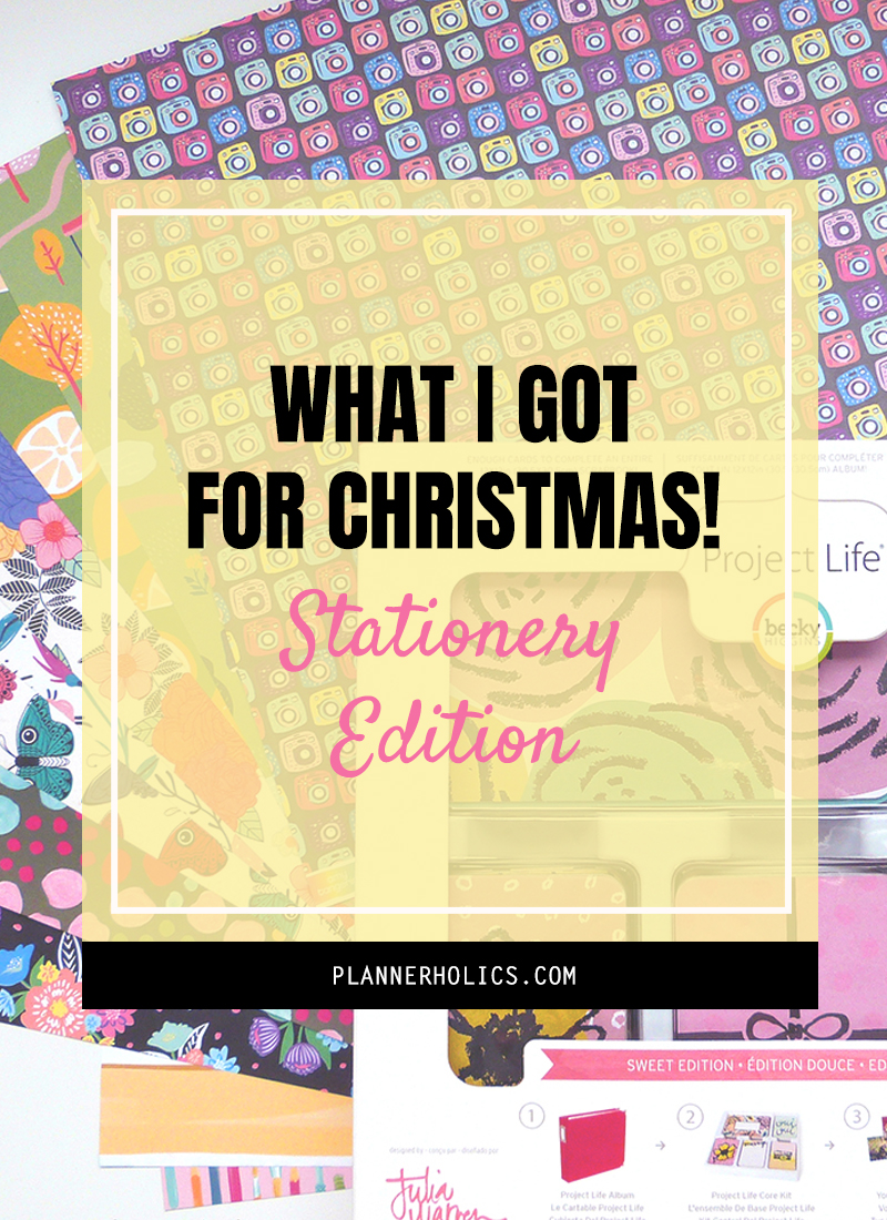 What I got for Christmas 2019 - Stationery Edition