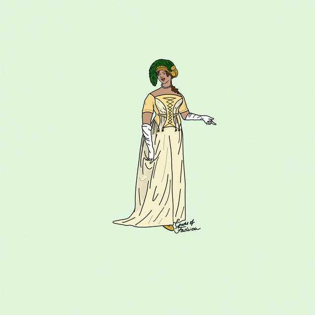 Regency-Kleid (©Epochs of Fashion)