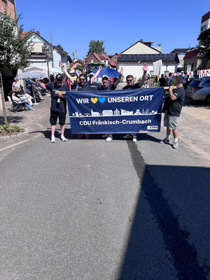 Crumbacher Kerbumzug - wir waren dabei!