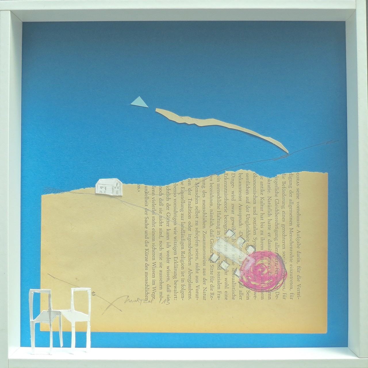 OMIS GARTENFEST, 2013, Johannes Morten, 25 x 25 cm, Graphit, Ölkreide,Papier und Pappe