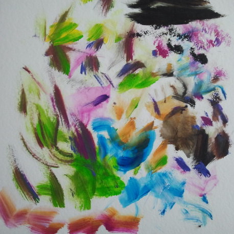 Frühlingsgefühle, 2016, 40x40, Acryl