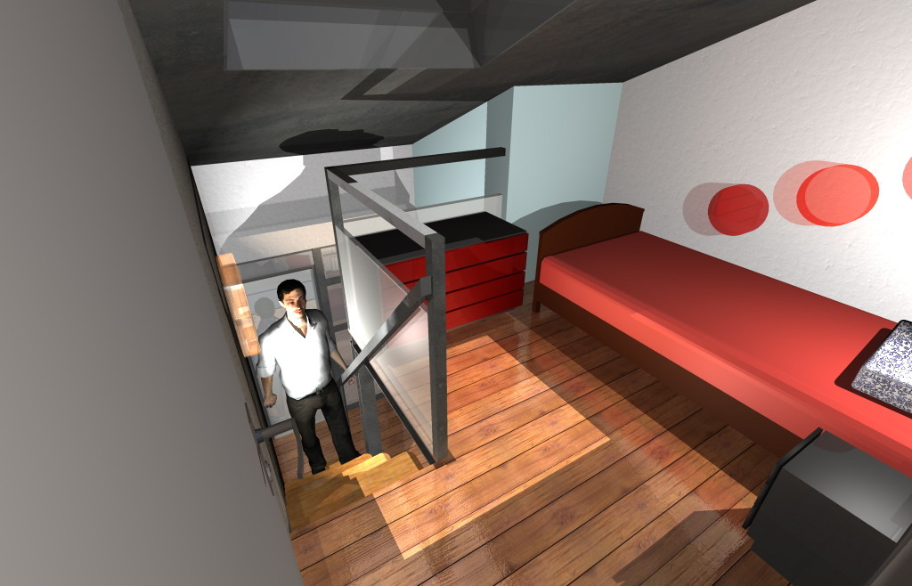 Amenagement intérieur: création de mezzanines sous combles