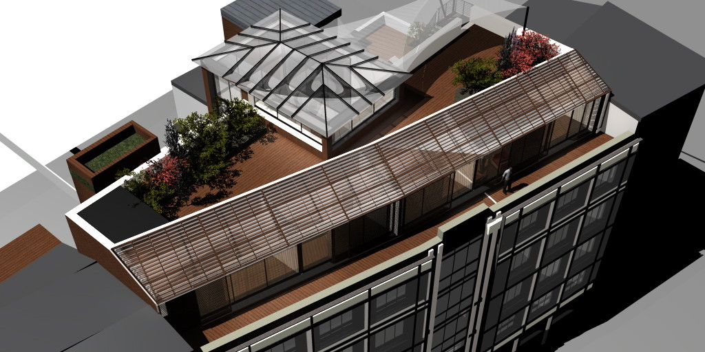 "La maison sur le toit" , Surélévation du siège de la Fondation Abbé Pierre (BBC)
