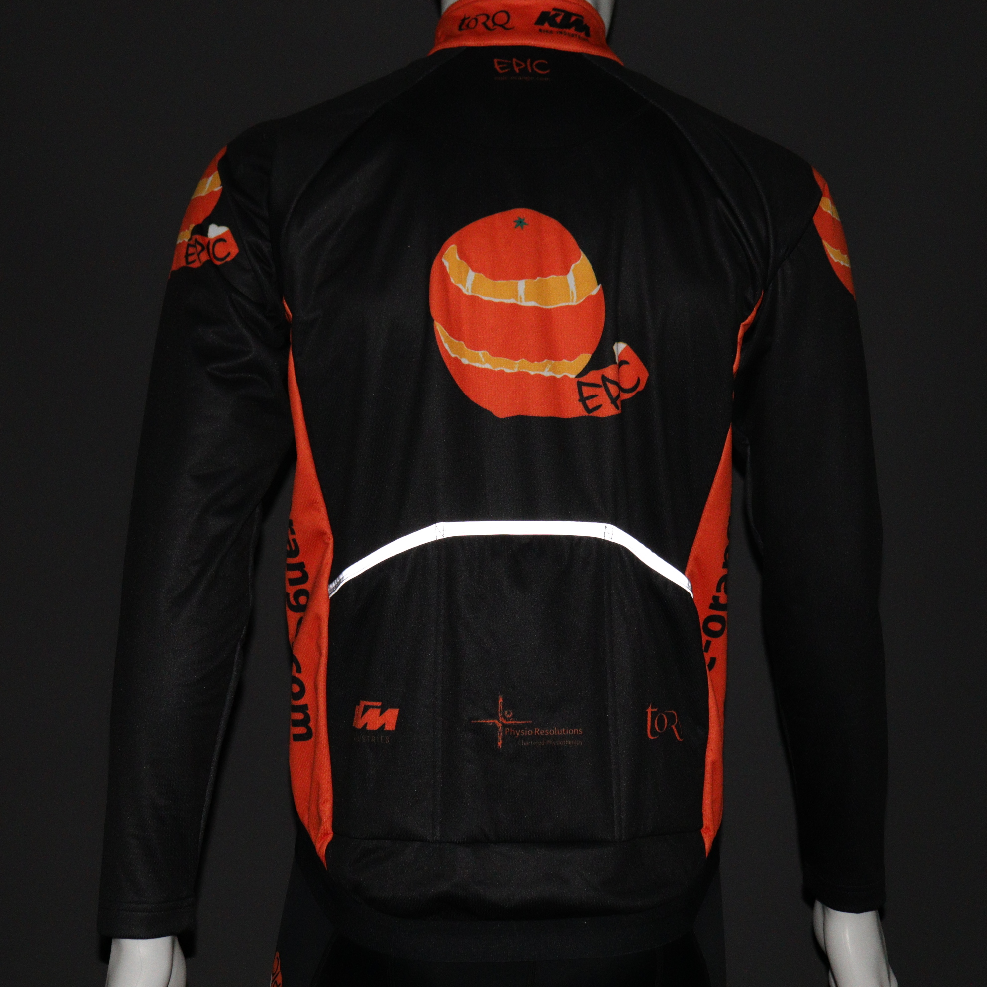 Custom Winter Cycling Jackets - Reflective pack