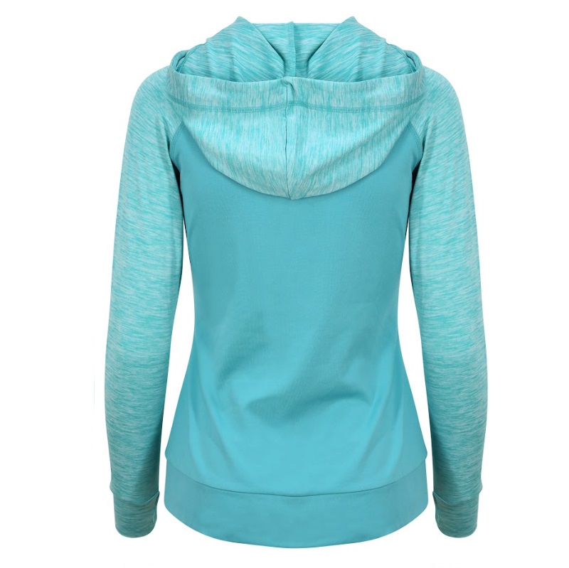 Women's COOL Workout Zoodies Ocean-Melange