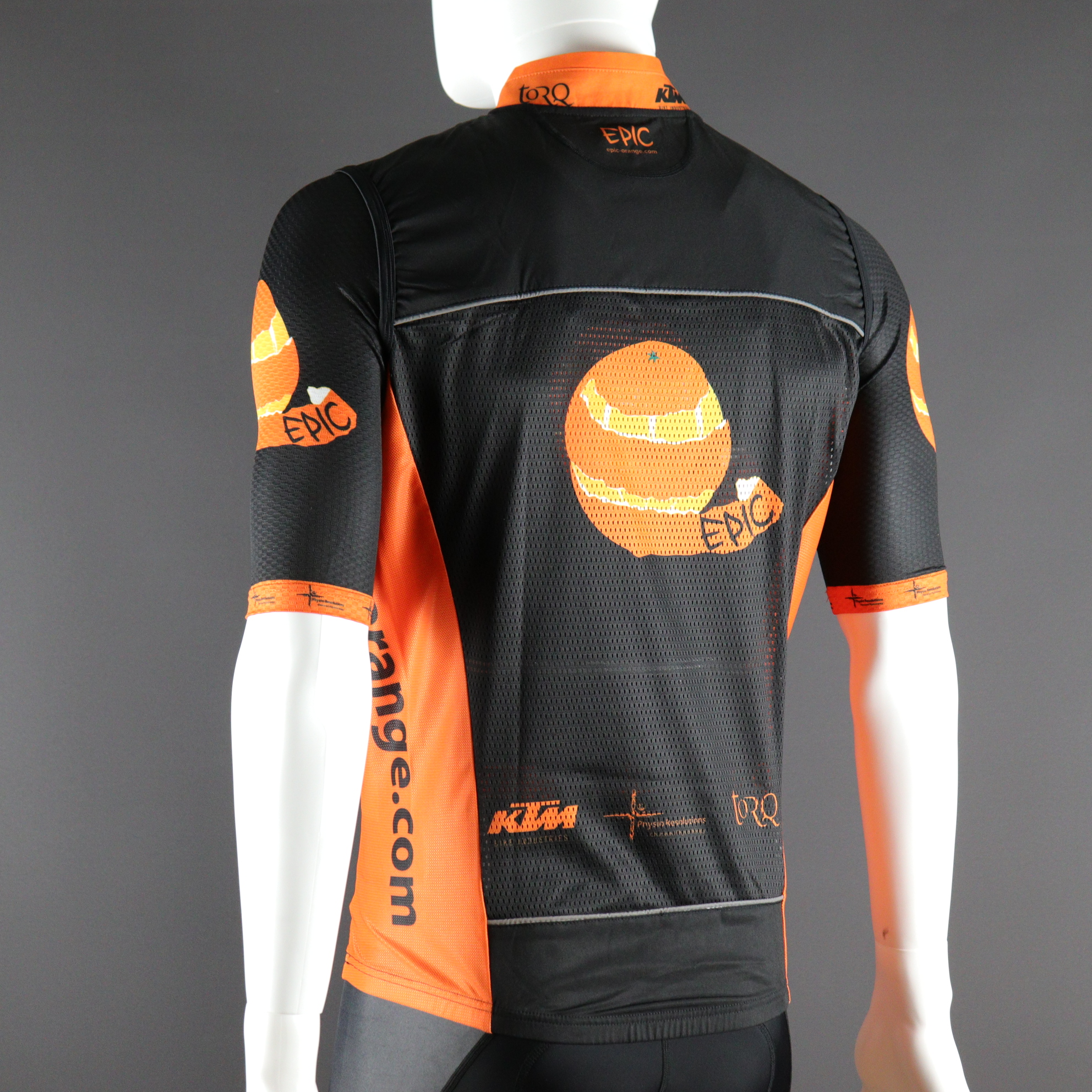 Custom Printed Pro Cycle Gilets Vented Back