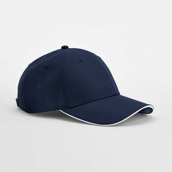 Team Sports Tech Caps Custom Branded - Navy-White