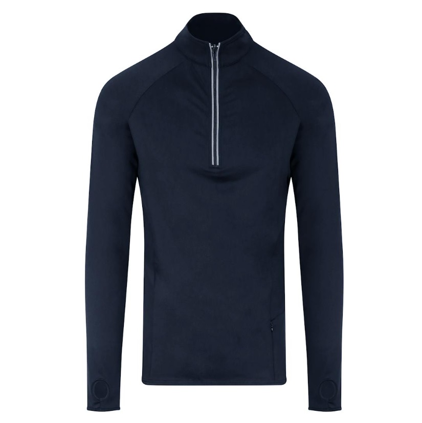 Custom Printed COOL Reflect FLEX Half-Zip Sweats French Navy