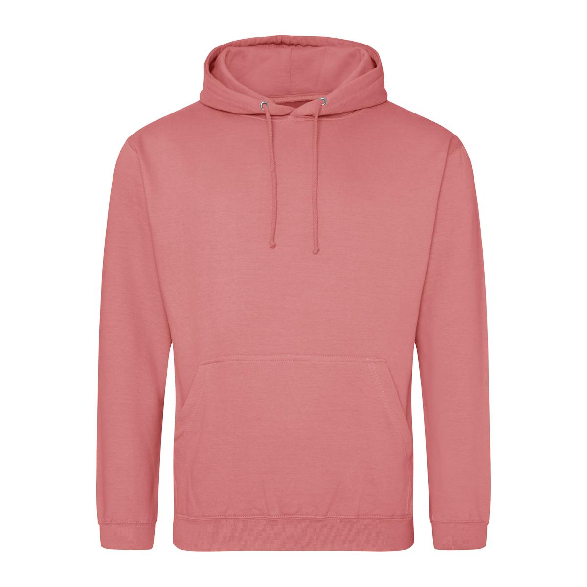 Dusty Rose Printed Classic College Hoodies