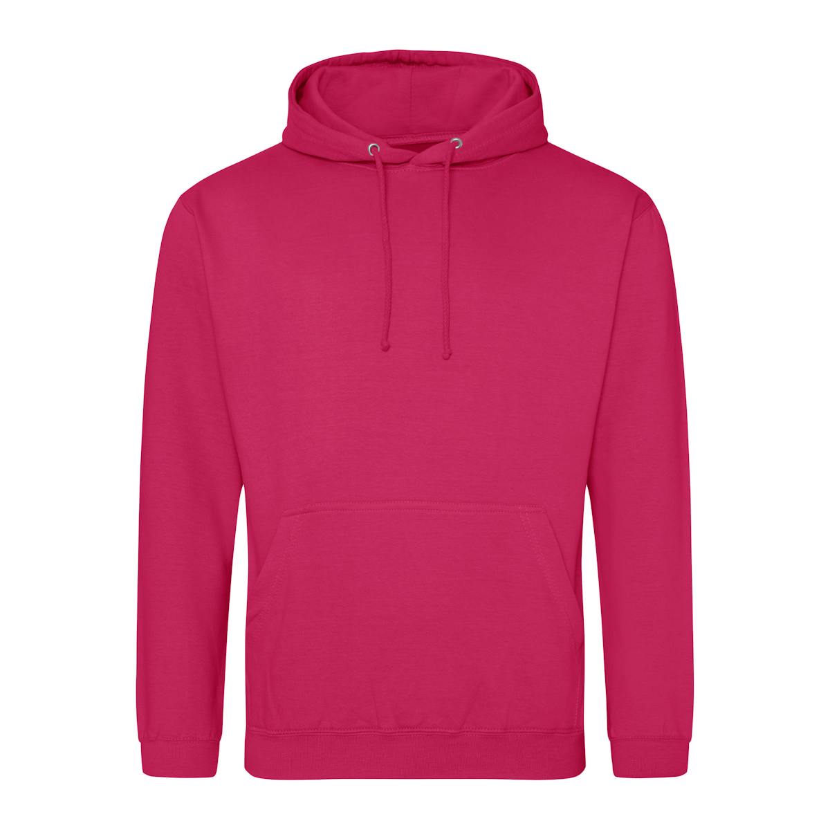Hot Pink Branded Classic College Hoodies
