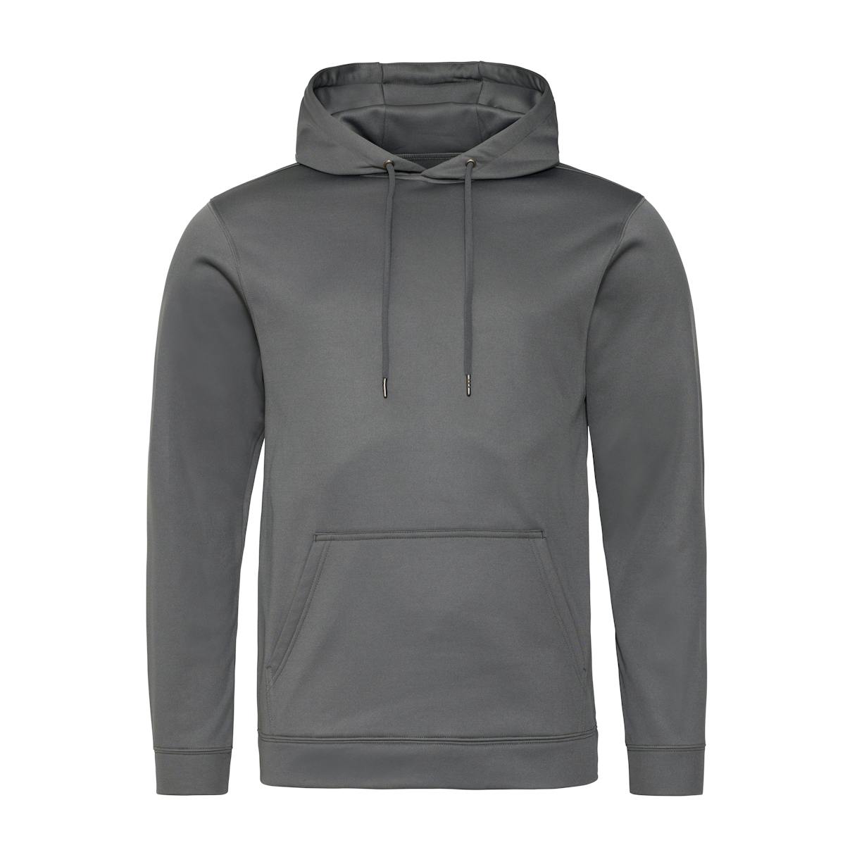 Steel Grey Sports Hoodies Custom Printed