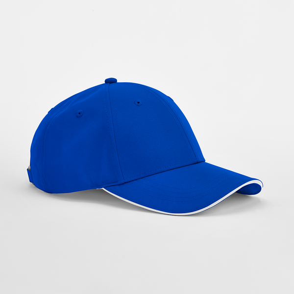 Team Sports Tech Caps Custom Branded - Royal-White