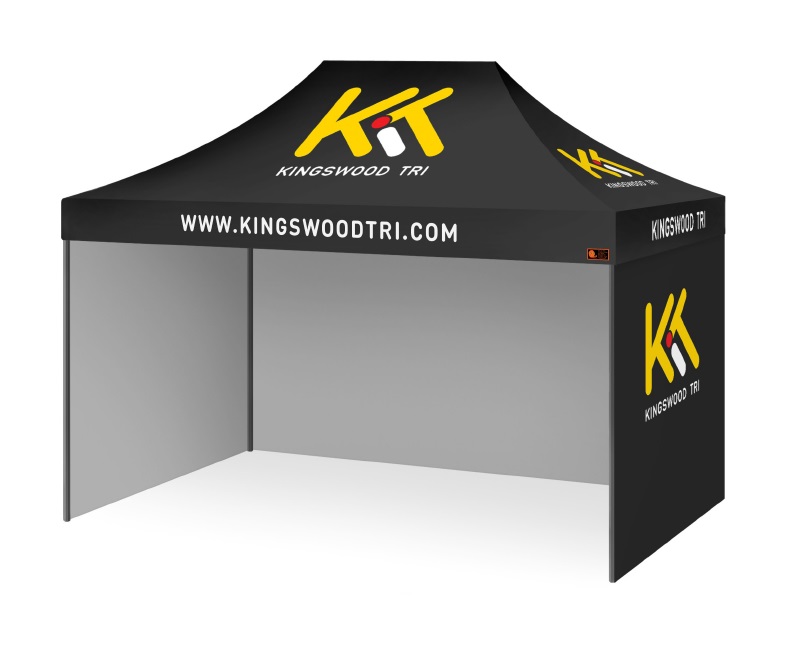 Custom Printed Gazebo Complete Package - Kingwood Tri Club