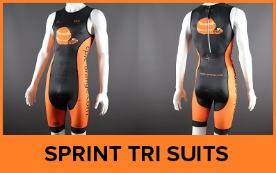 Custom Triathlon Suits Sprint Rear Zip