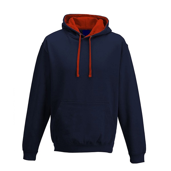 Custom Printed Hoodies New French/Navy Fire Red