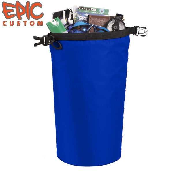 Printed Dry Bags 10 litre Capacity BLUE