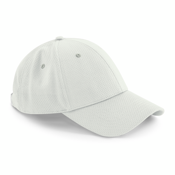 Custom Branded Air Mesh Caps - Light Grey