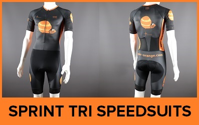 Custom Sprint Triathlon Speeduits - Tri suits with sleeves