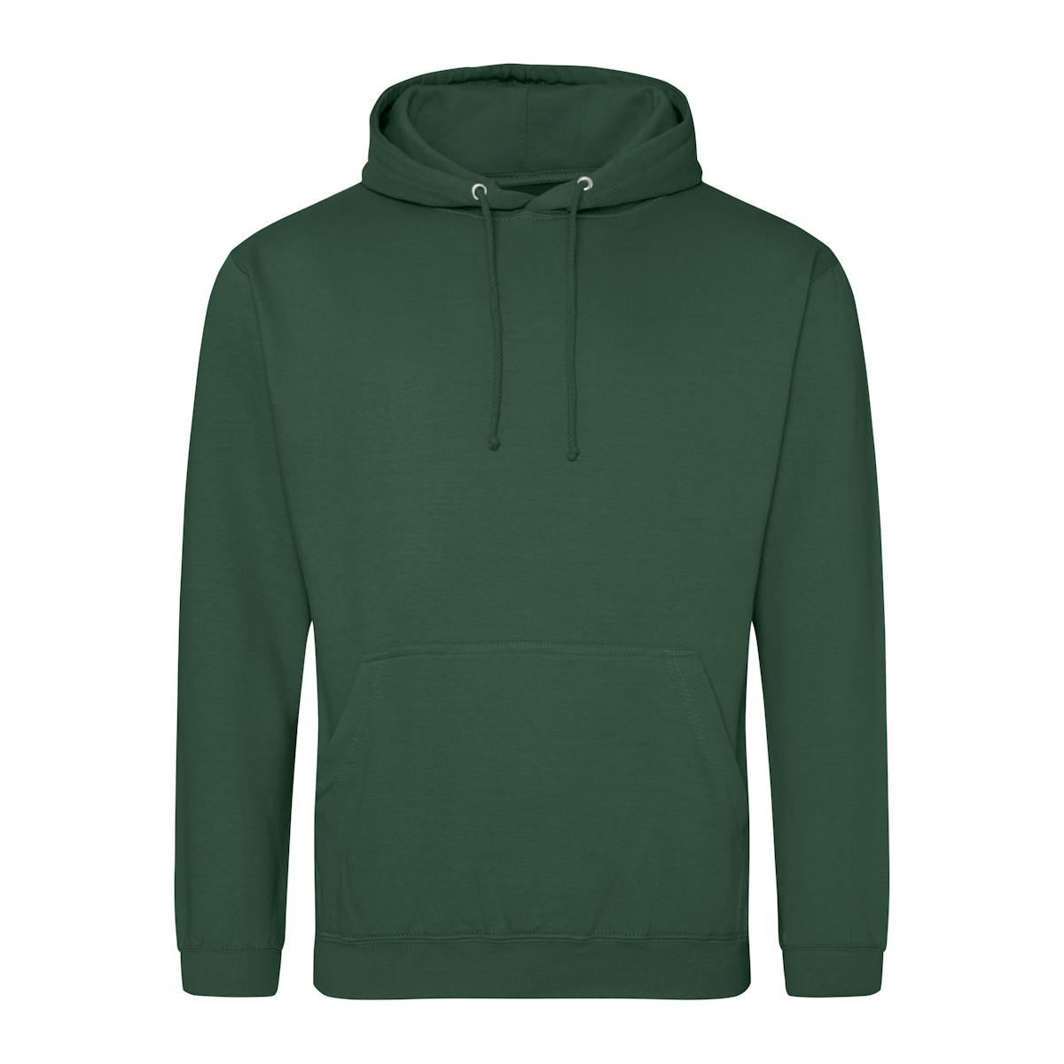 Bottle Green Branded Classic College Hoodies