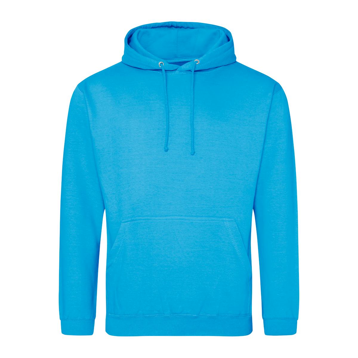 Hawaiian Blue Printed Classic College Hoodies