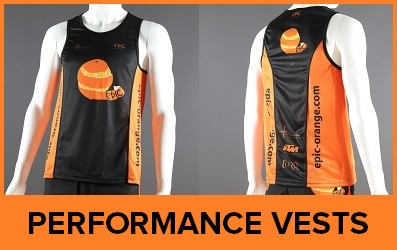 Custom Printed Performance Running Vests