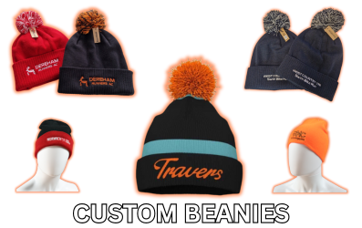 Premium custom printed running beanies for clubs and teams, ideal for training, events and cooler conditions.