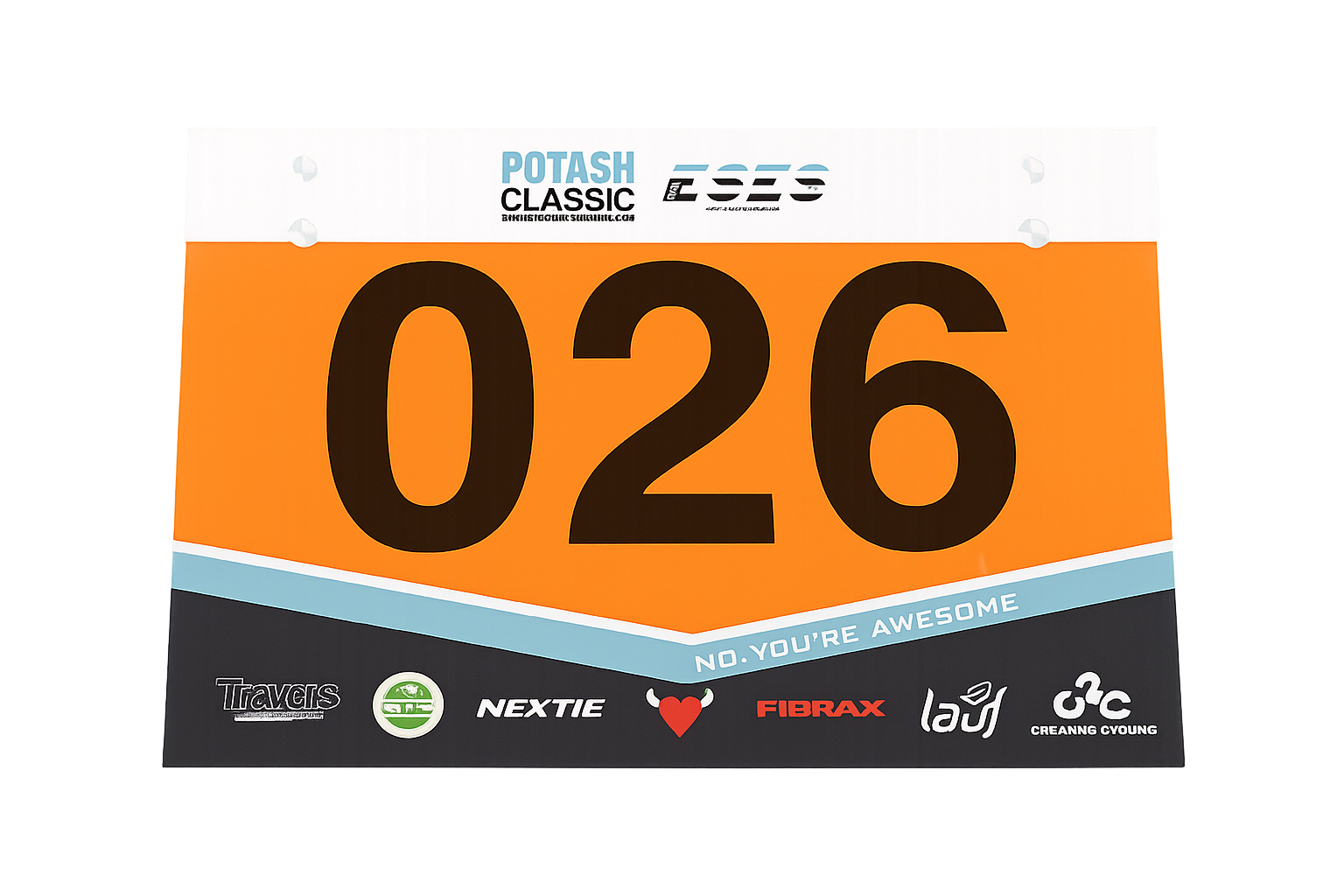 Custom Printed MTB Race Number Boards