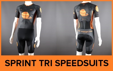 Custom Sprint Triathlon Speeduits - Tri suits with sleeves