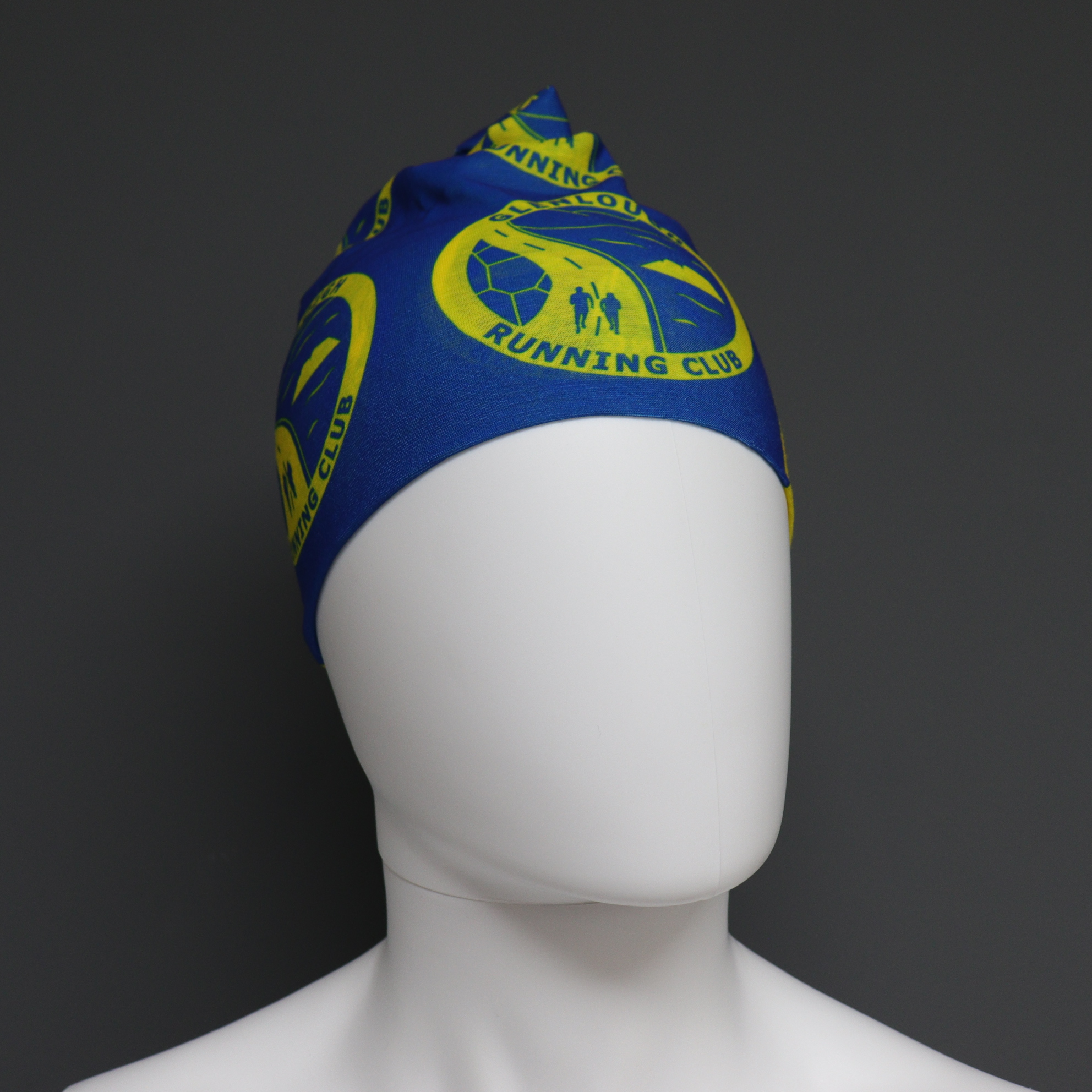 Custom Snood Tubular Headwear - Glenlough RC Blue