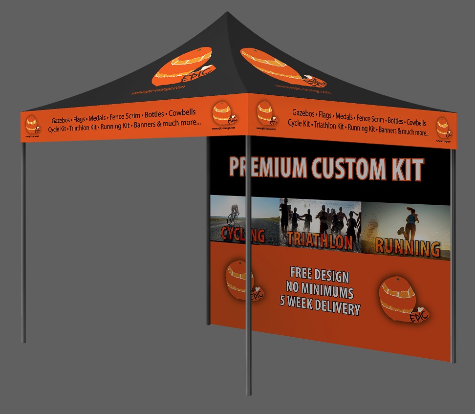 Custom Printed Gazebo Impact Package Epic