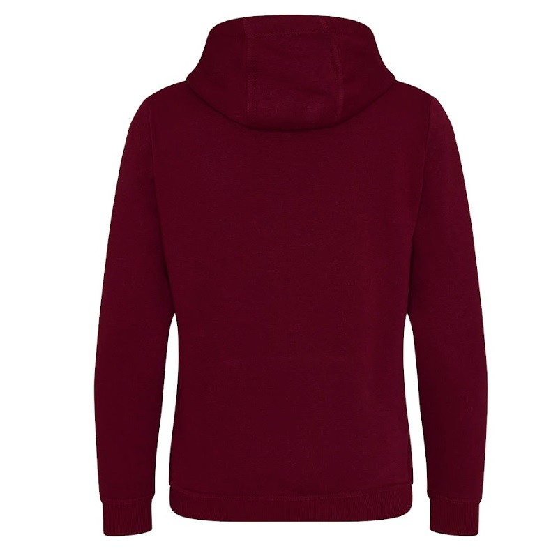 Burgundy Heavyweight Hoodies Custom Printed