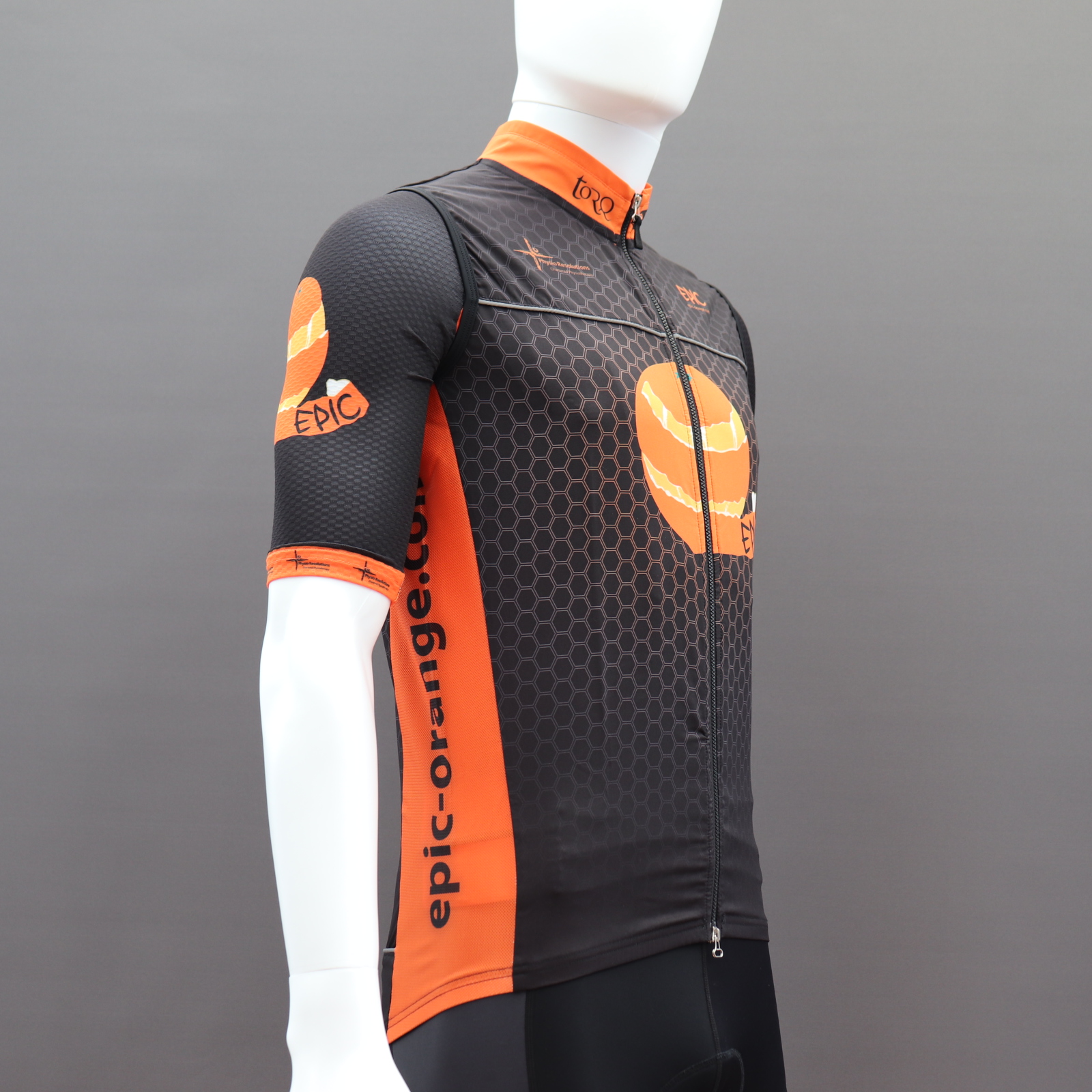 Custom Cycling Gilets - Solid Back