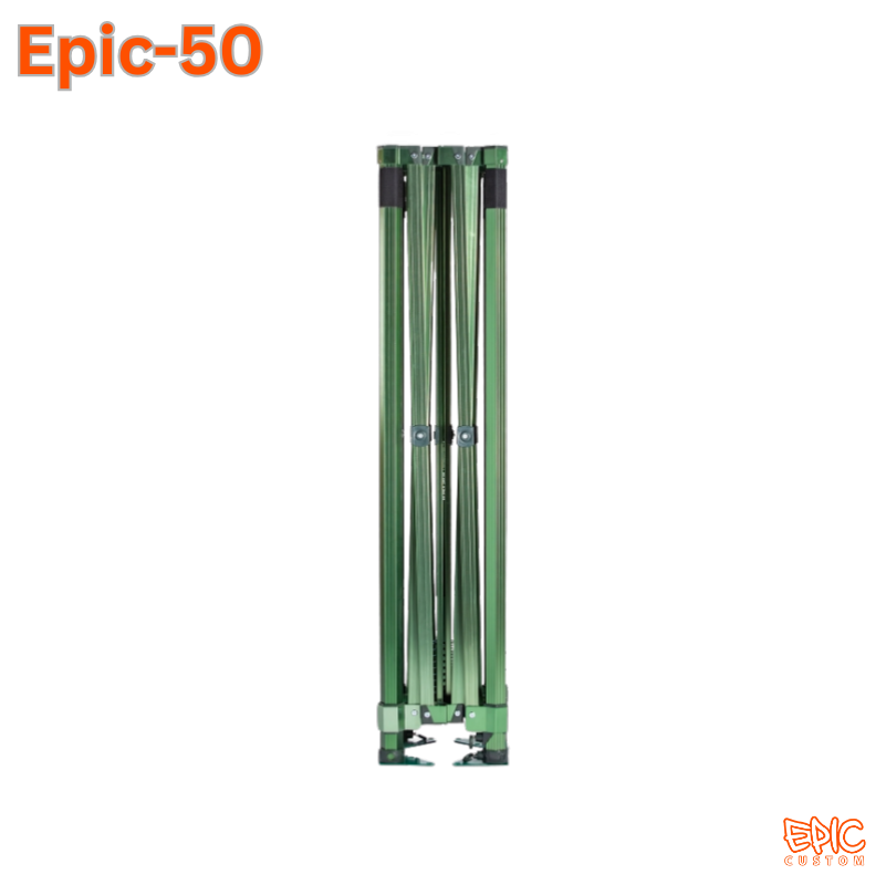 Epic 50 green anodised aluminium gazebo frame with commercial grade construction